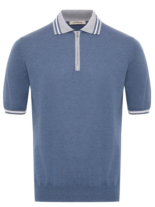 Поло хлопковое FIORONI CASHMERE