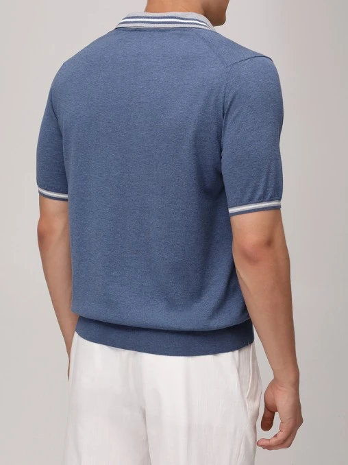 Поло хлопковое FIORONI CASHMERE