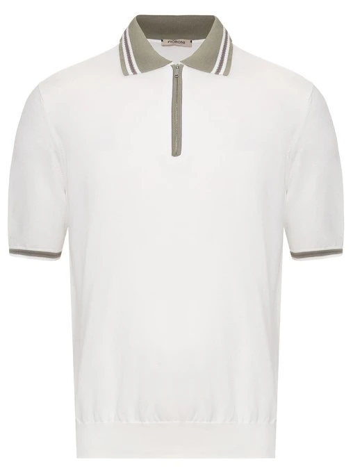 Поло хлопковое FIORONI CASHMERE