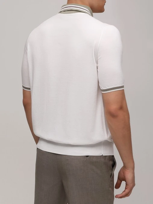 Поло хлопковое FIORONI CASHMERE