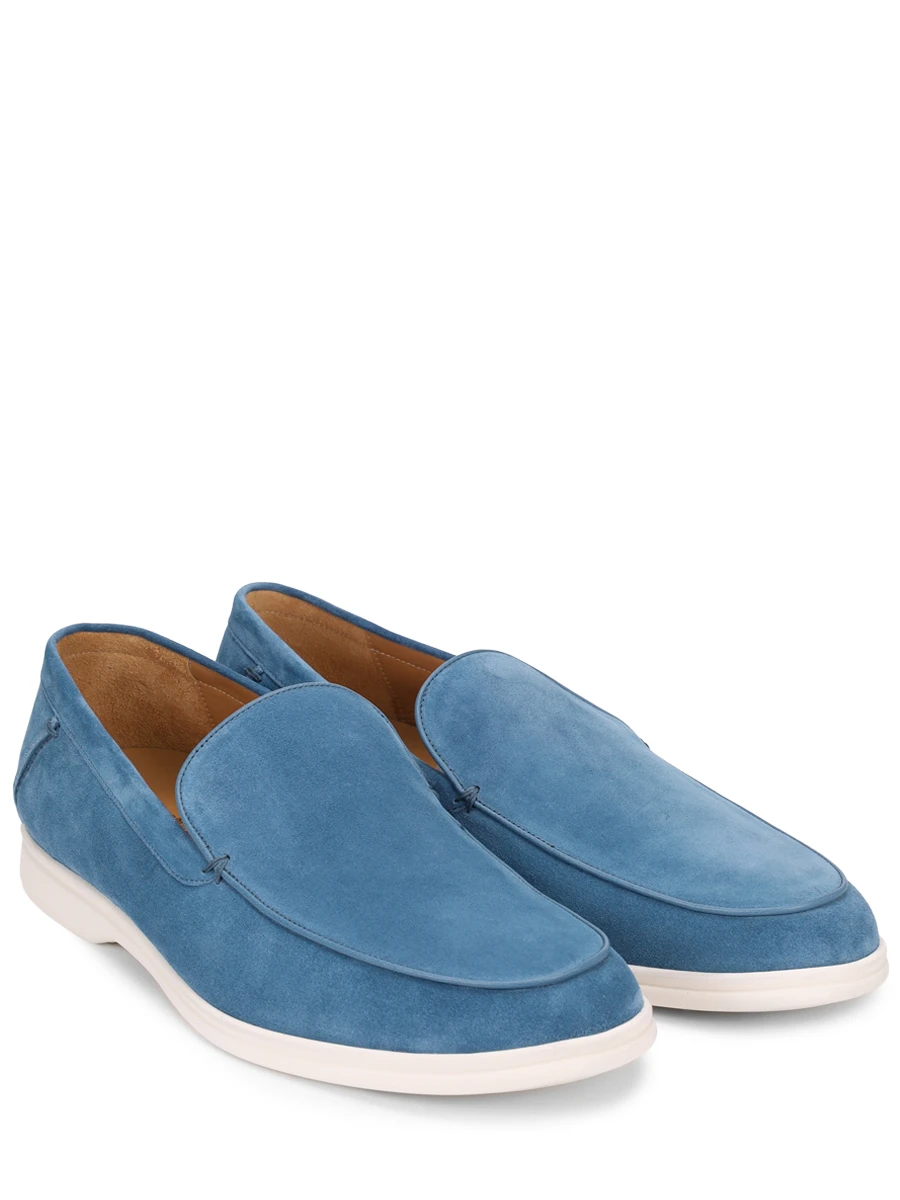 Лоферы замшевые