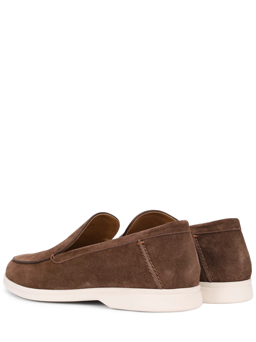 Лоферы замшевые