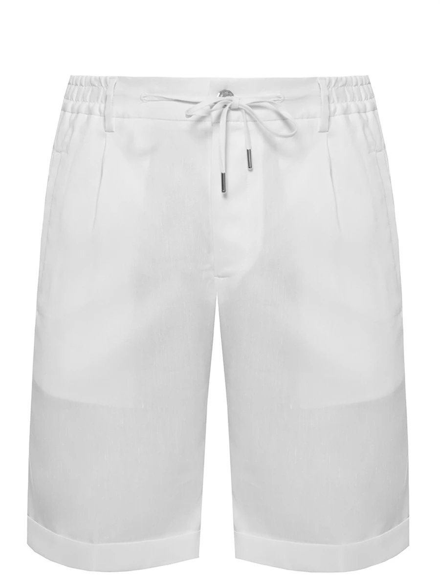 Шорты изо льна и шерсти