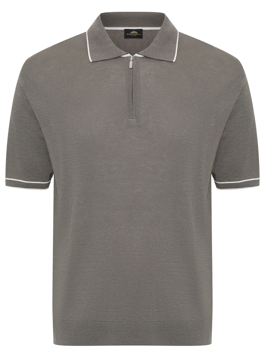 Поло изо льна и хлопка