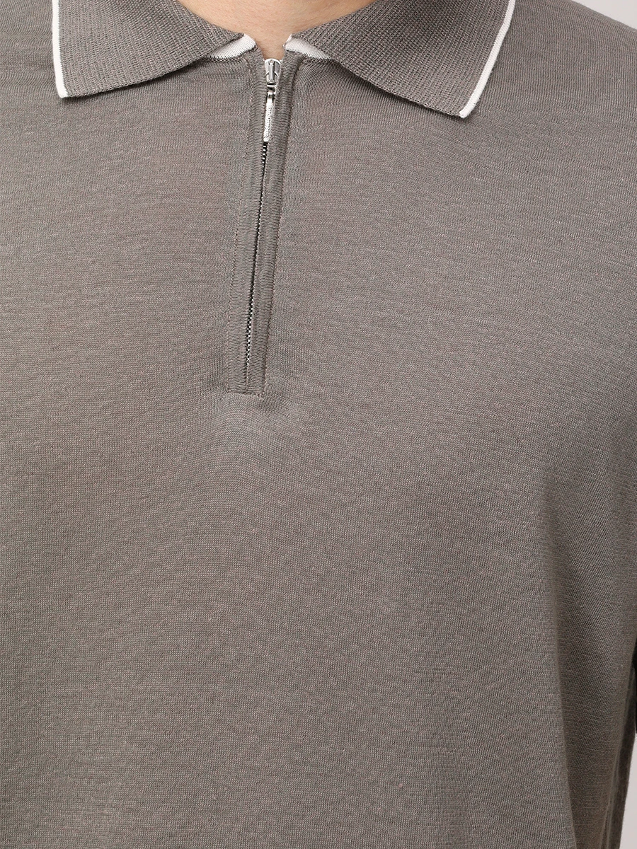 Поло изо льна и хлопка