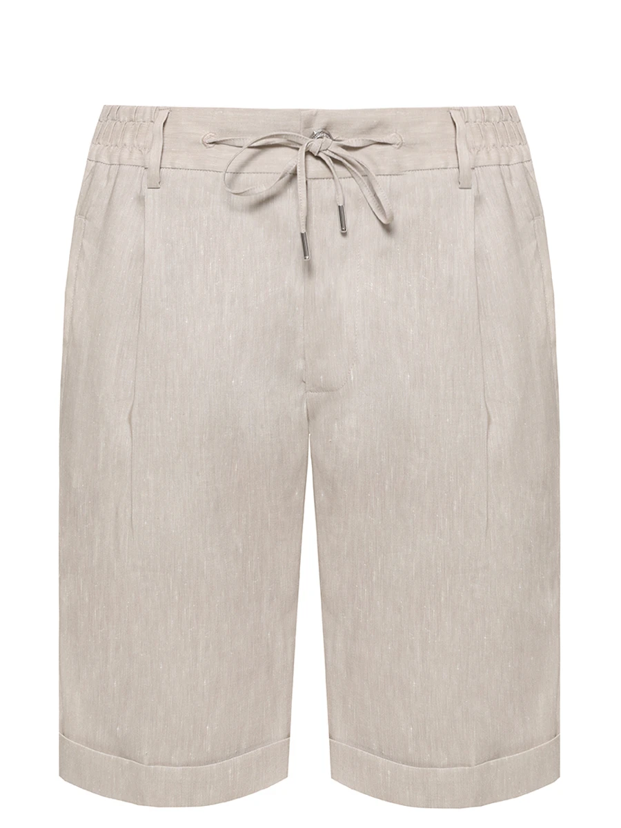 Шорты изо льна и шерсти