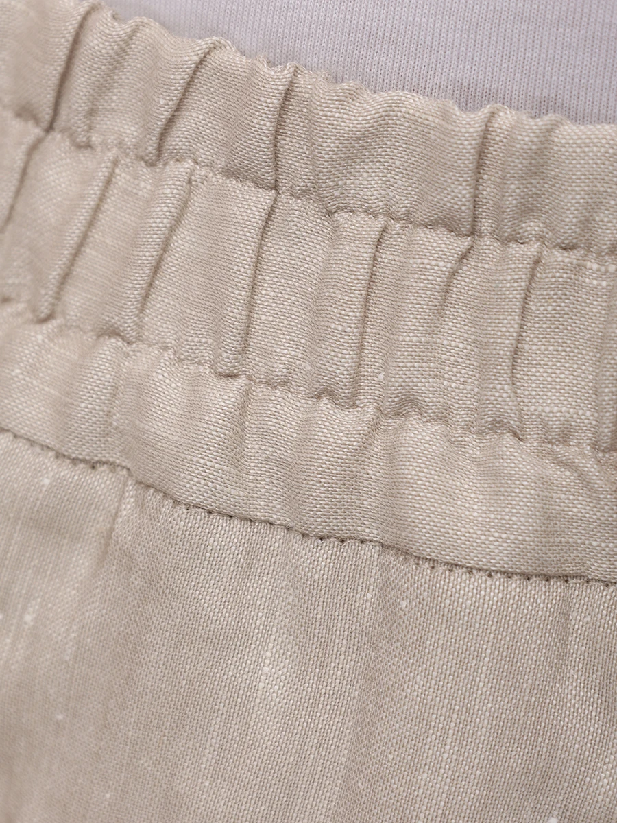 Шорты изо льна и шерсти