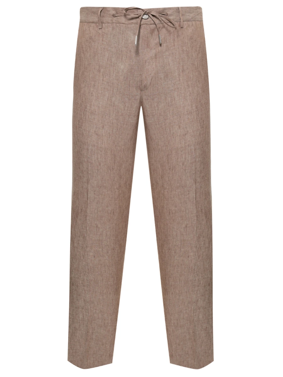 Брюки льняные