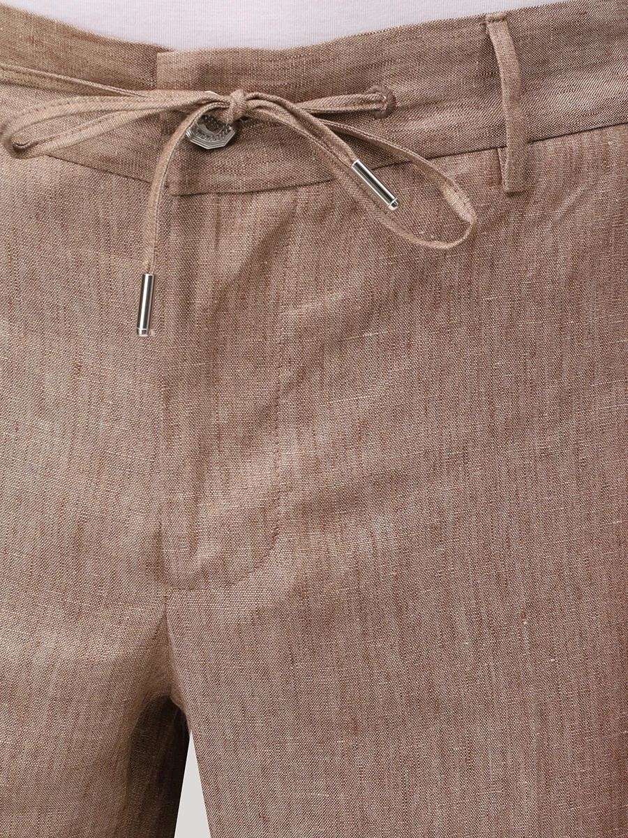 Брюки льняные