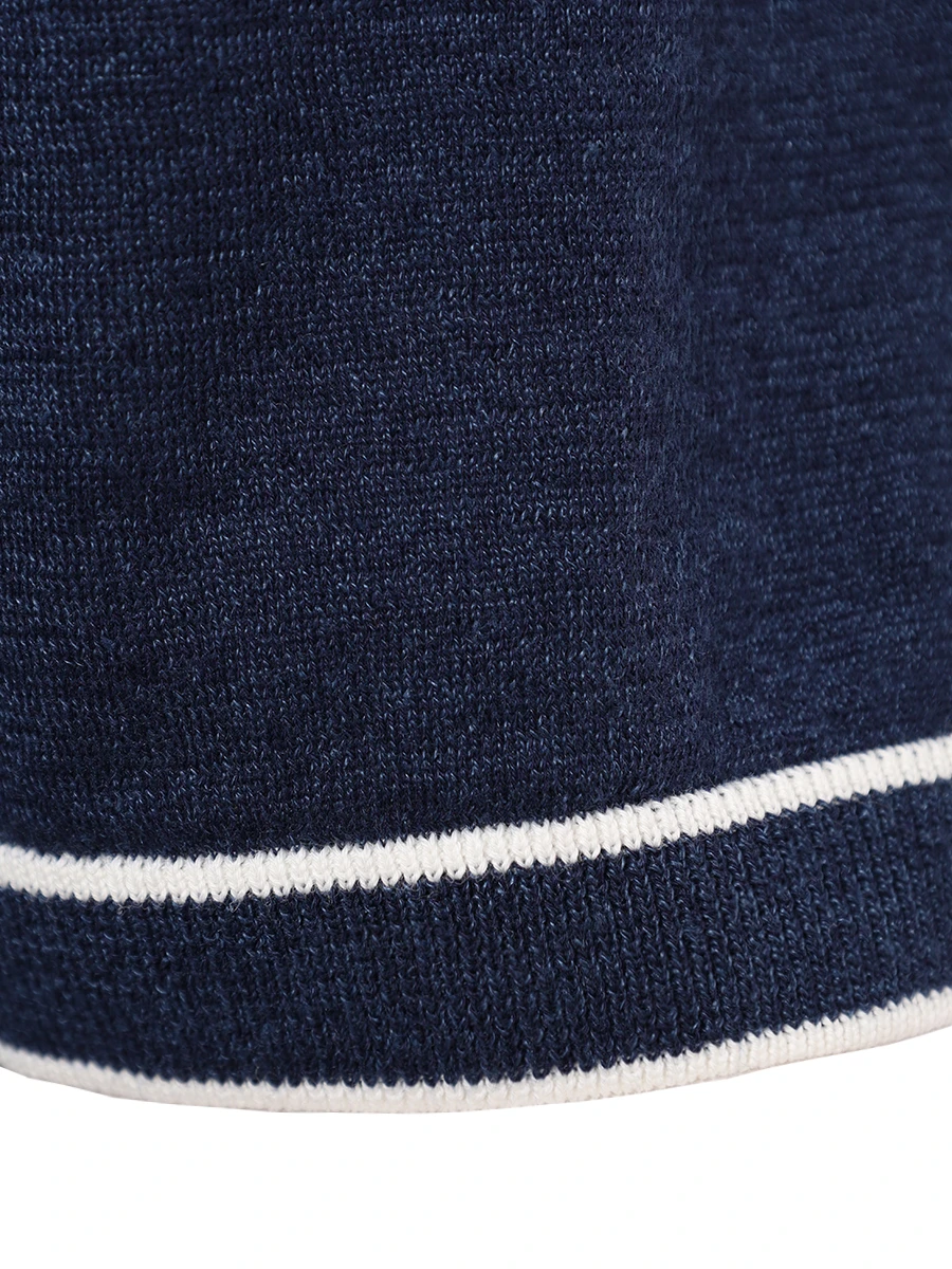 Поло изо льна и хлопка