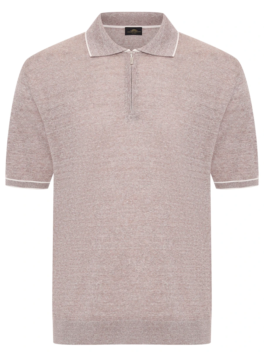 Поло изо льна и хлопка