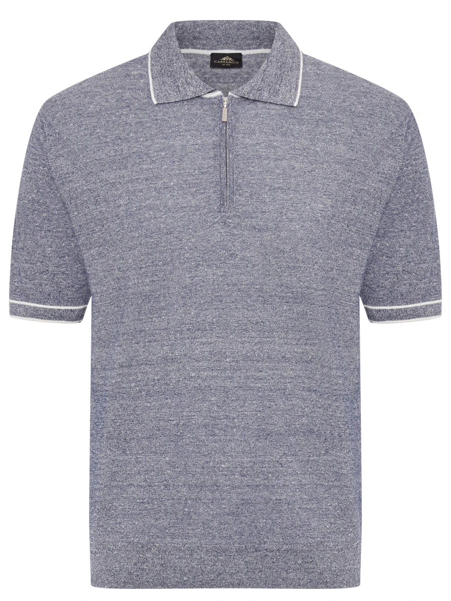 Поло изо льна и хлопка