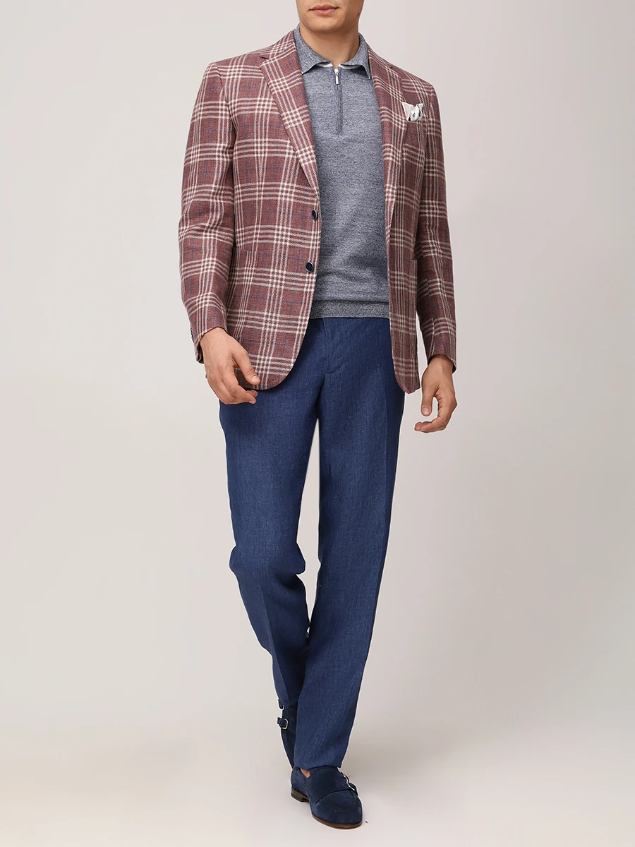 Поло изо льна и хлопка