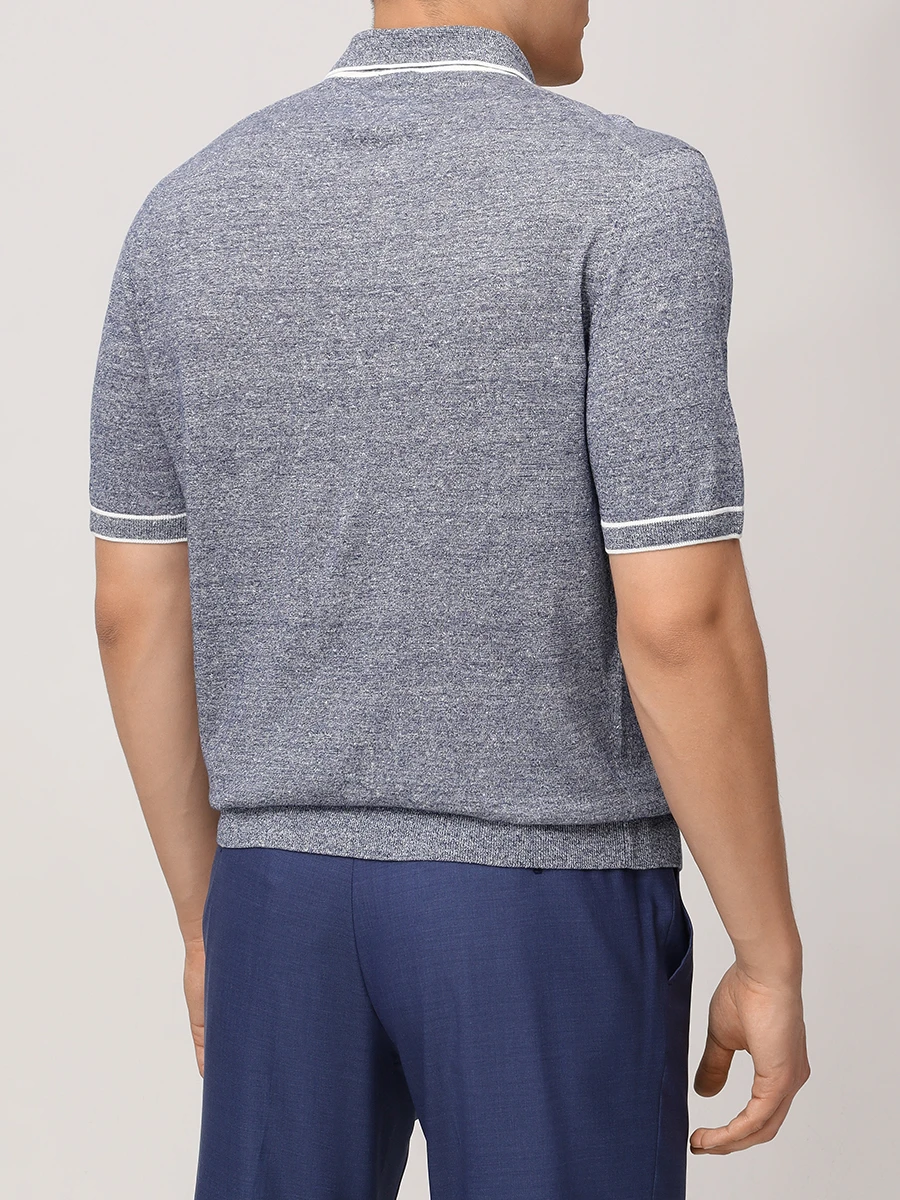 Поло изо льна и хлопка