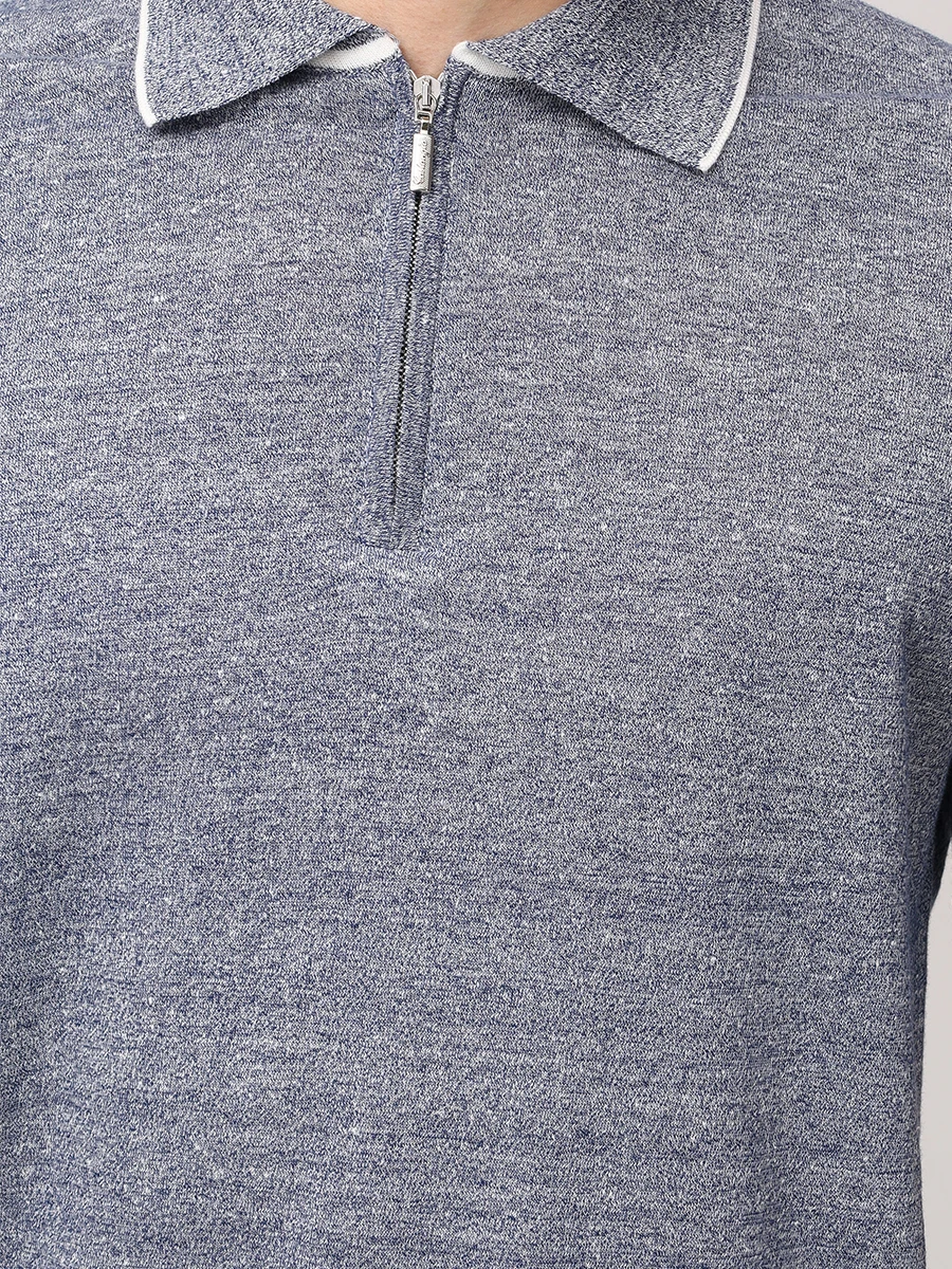 Поло изо льна и хлопка