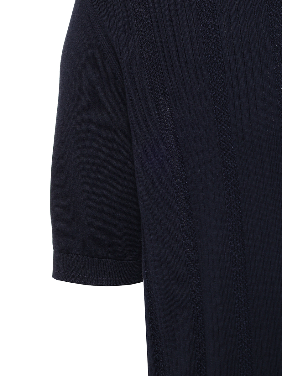 Поло из шелка и хлопка