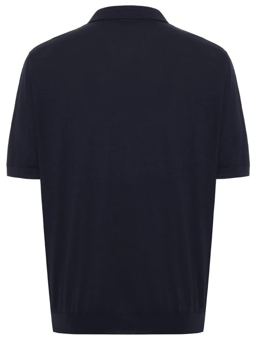 Поло из шелка и хлопка CASTANGIA