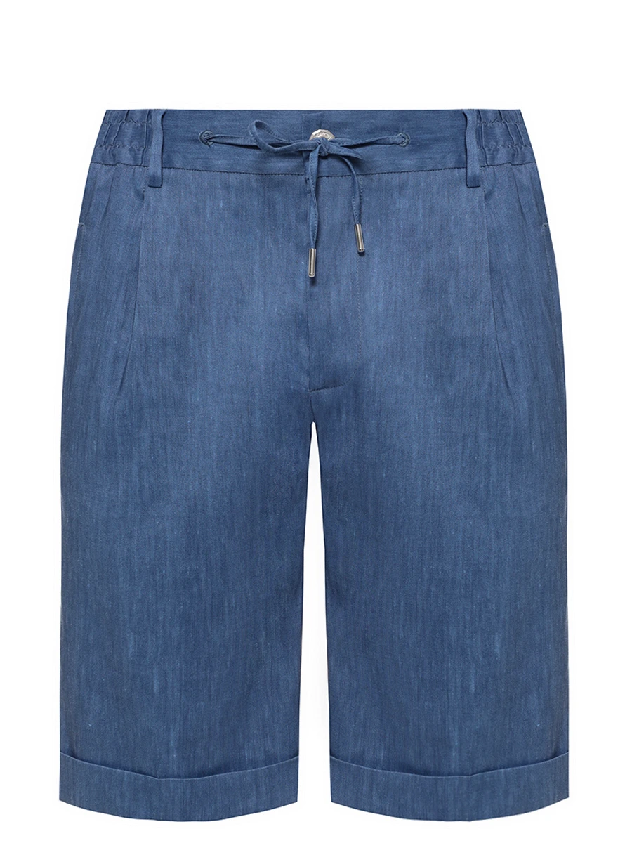 Шорты изо льна и шерсти