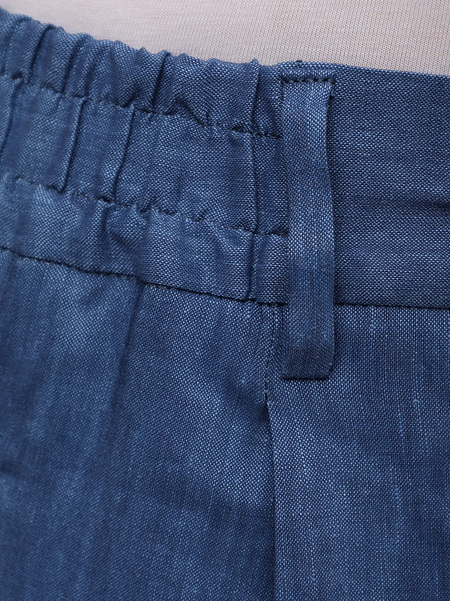 Шорты изо льна и шерсти