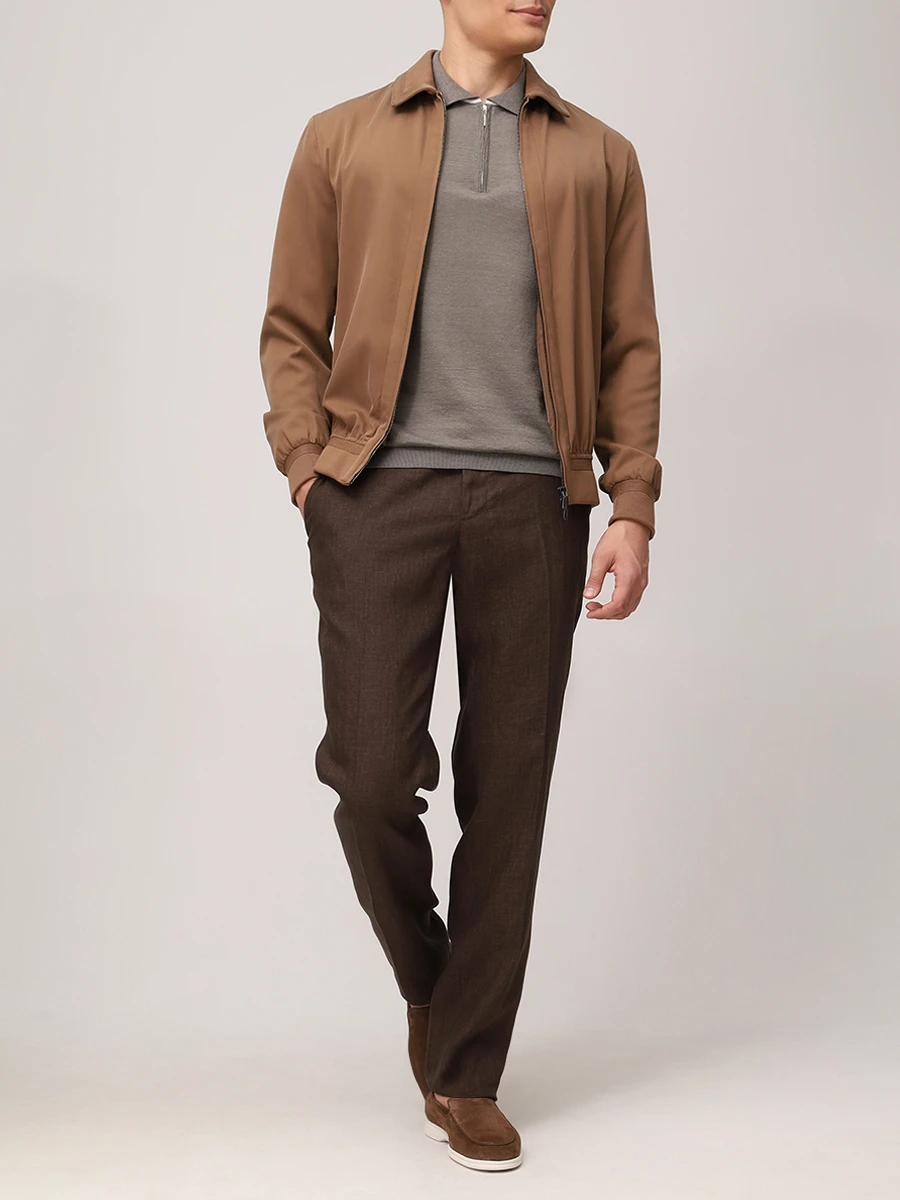 Брюки льняные