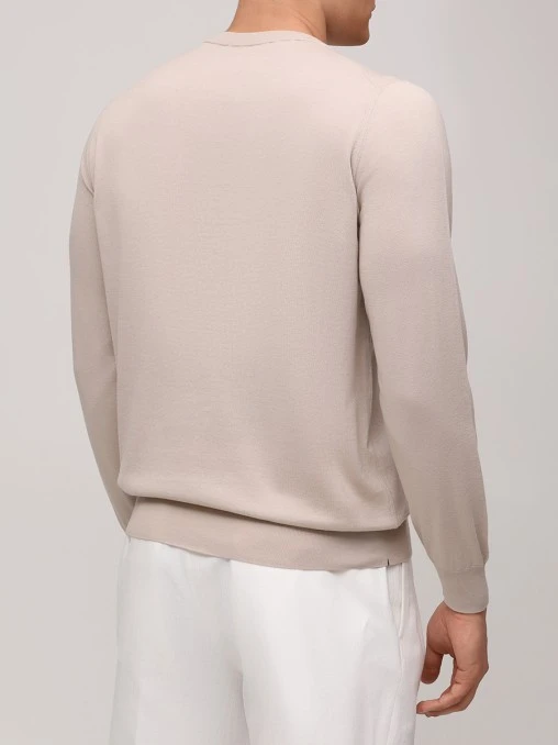Джемпер из хлопка и кашемира FIORONI CASHMERE
