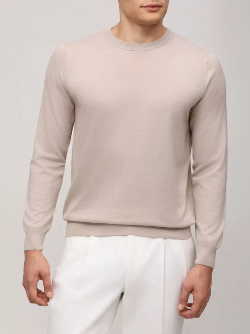 Джемпер из хлопка и кашемира FIORONI CASHMERE