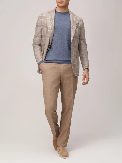 Джемпер из хлопка и кашемира FIORONI CASHMERE