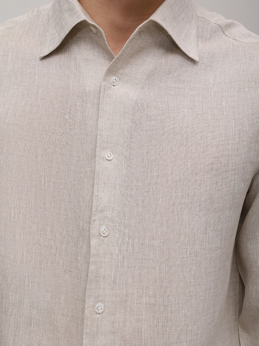 Рубашка Regular Fit льняная