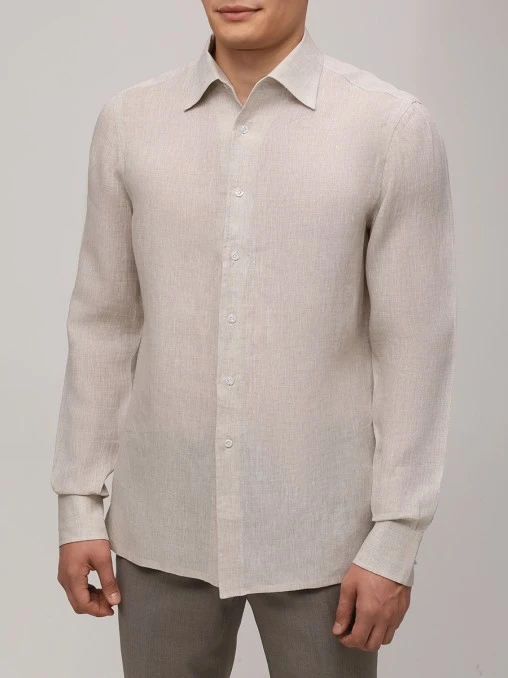 Рубашка Regular Fit льняная FIORONI CASHMERE