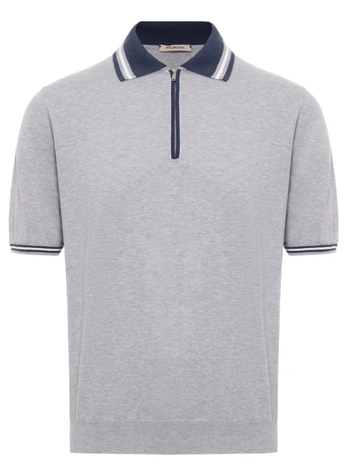 Поло хлопковое FIORONI CASHMERE