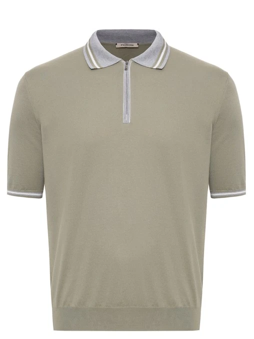 Поло хлопковое FIORONI CASHMERE