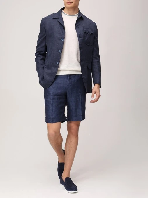 Шорты льняные FIORONI CASHMERE