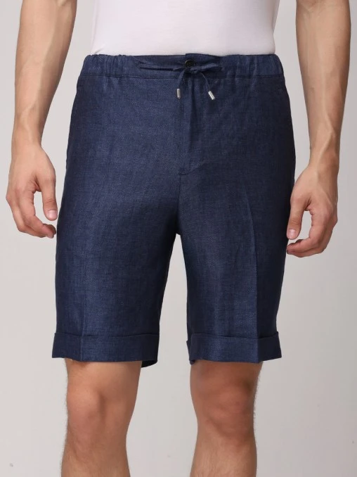 Шорты льняные FIORONI CASHMERE