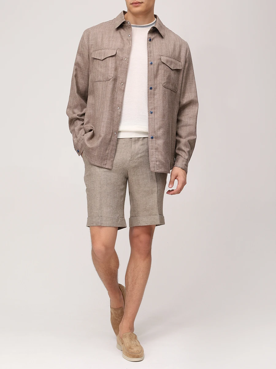 Шорты льняные