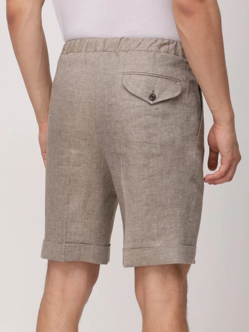 Шорты льняные FIORONI CASHMERE