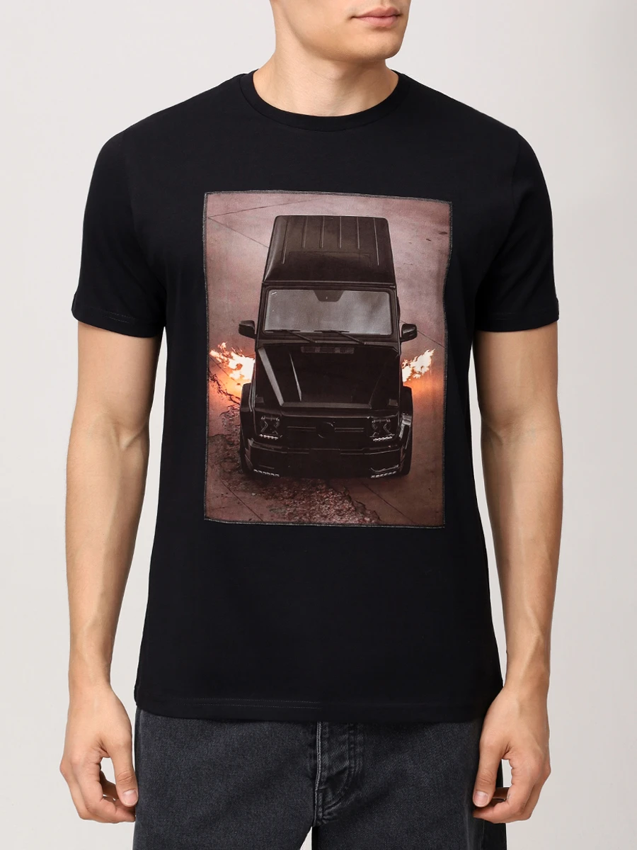 Футболка хлопковая с принтом