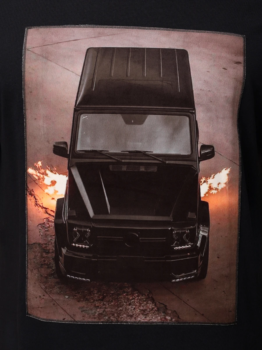 Футболка хлопковая с принтом