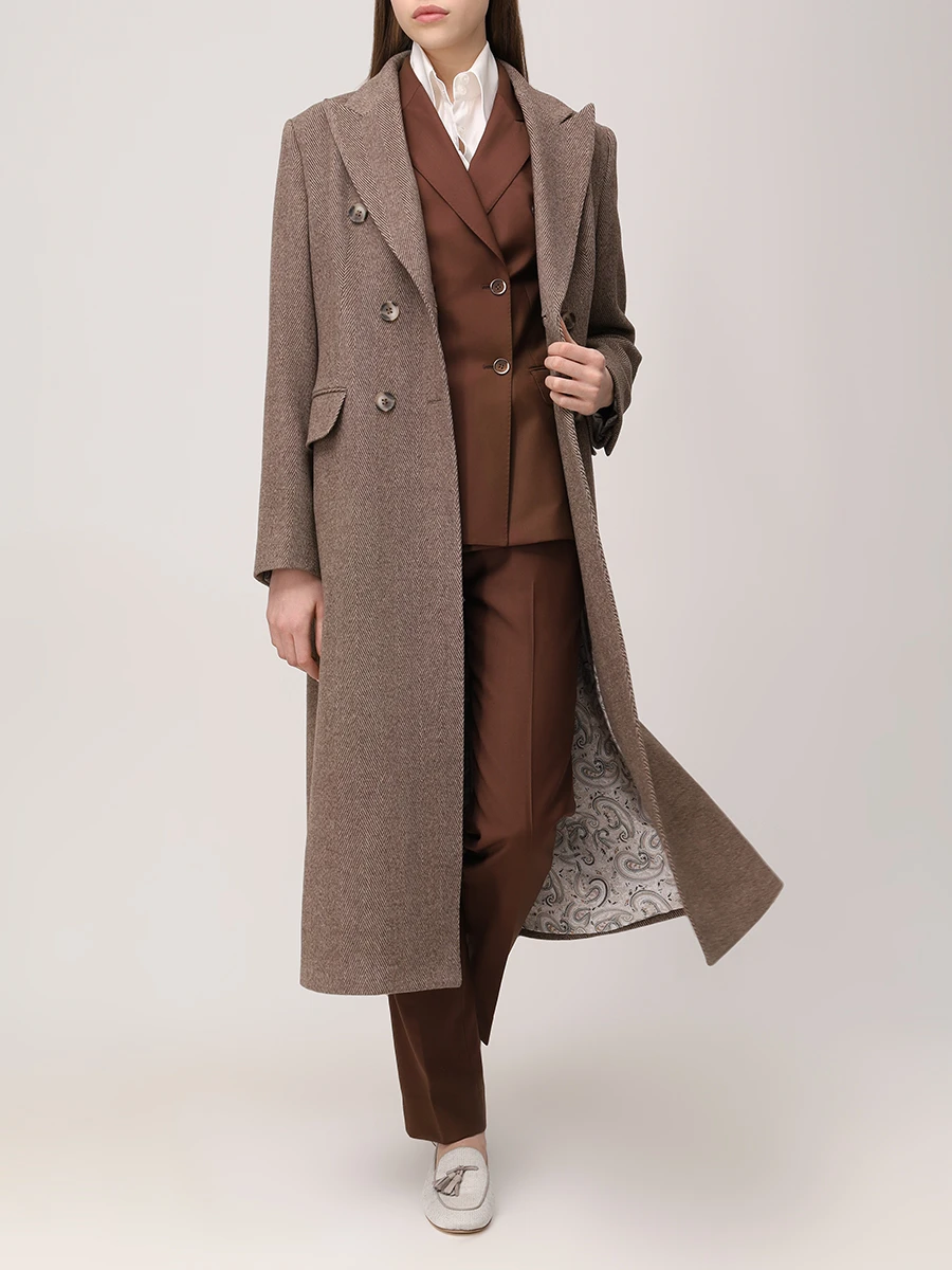 Пальто шерстяное