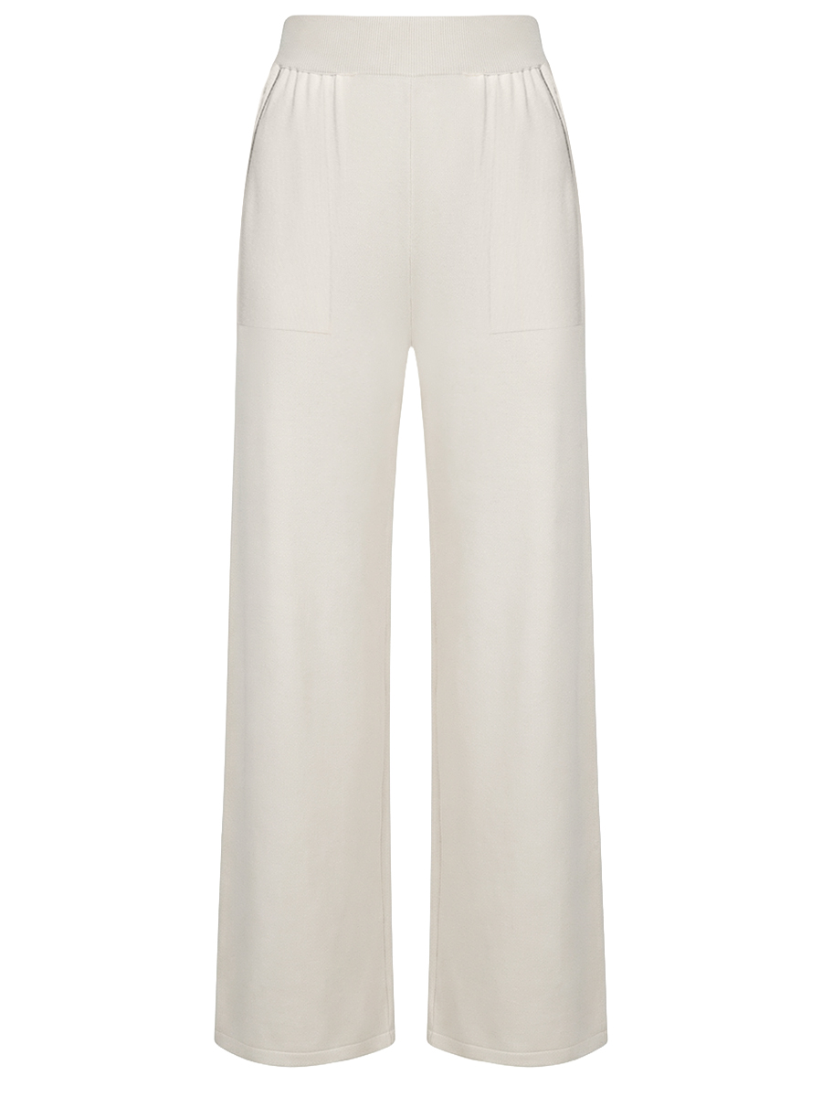 Брюки из шелка и кашемира