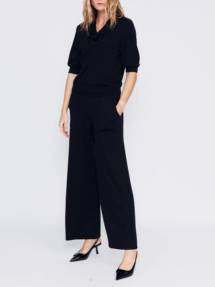 Брюки из шелка и кашемира