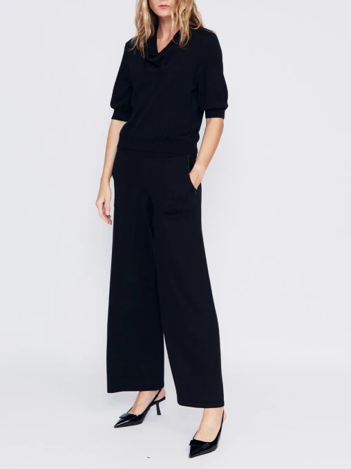 Брюки из шелка и кашемира FREE AGE