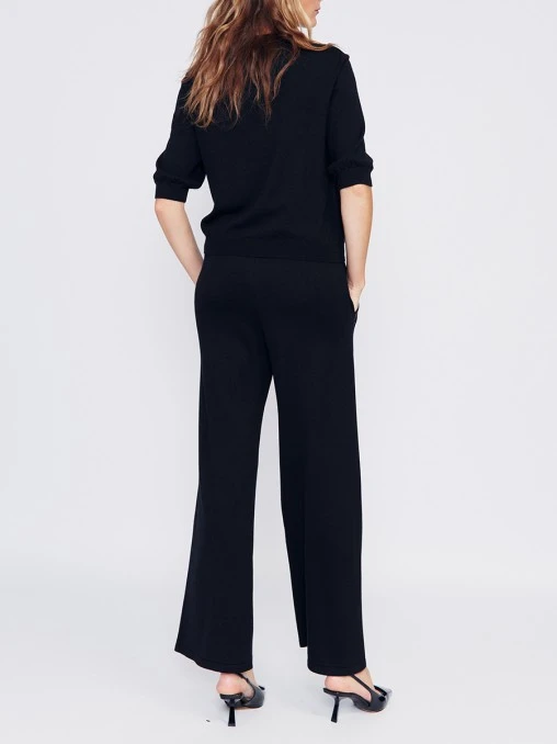 Брюки из шелка и кашемира FREE AGE