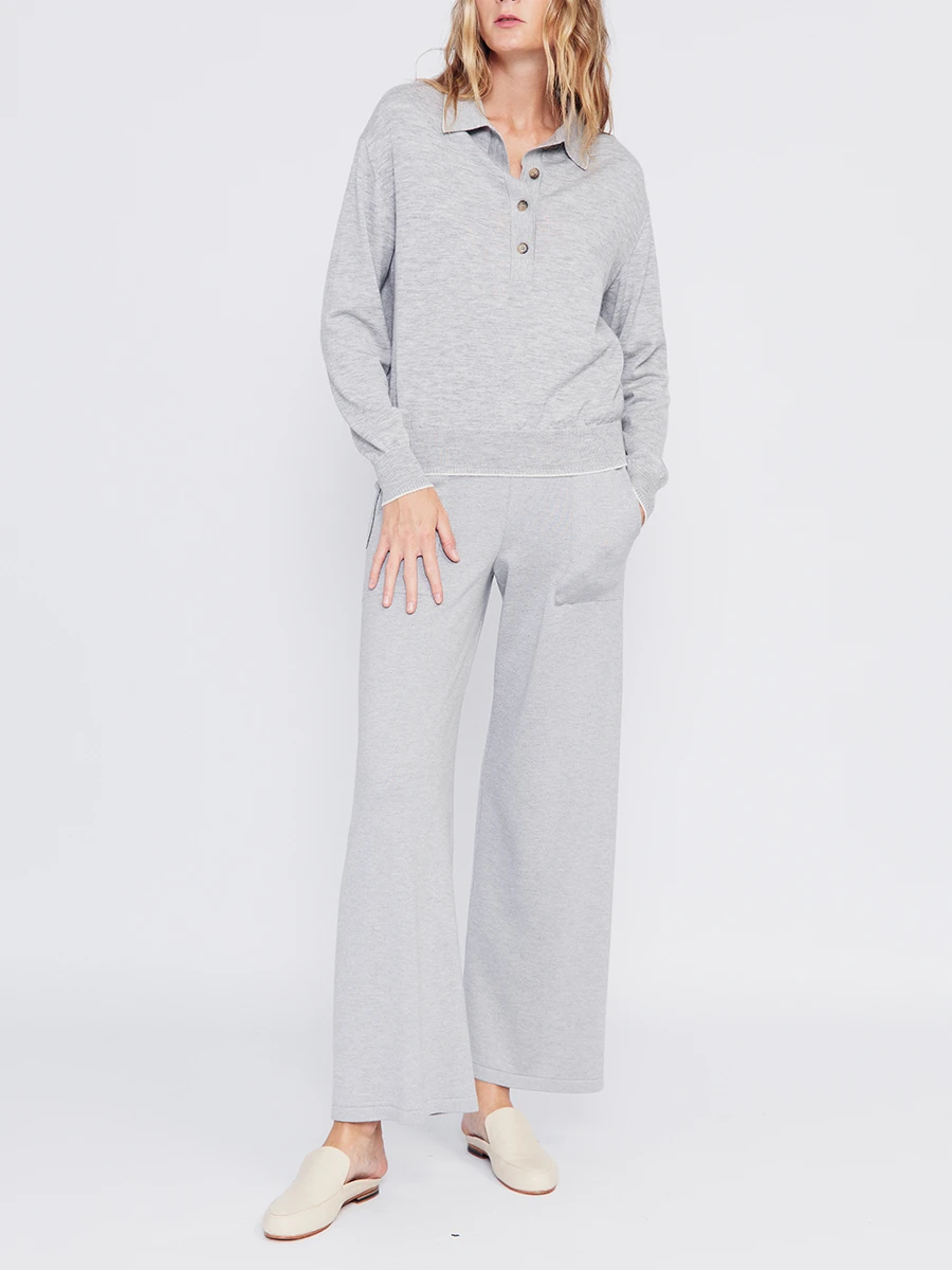 Брюки из шелка и кашемира