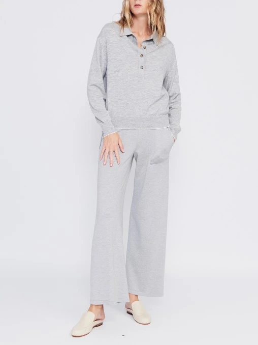 Брюки из шелка и кашемира FREE AGE