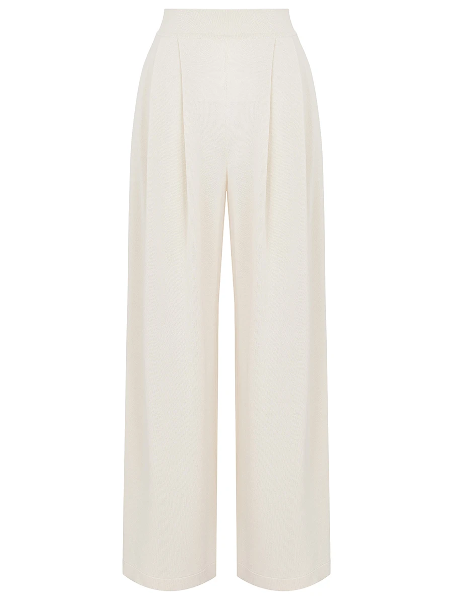 Брюки из шелка и вискозы