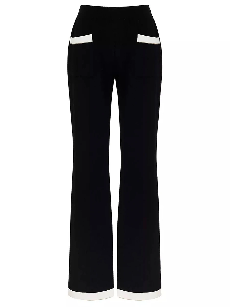 Брюки из шелка и вискозы