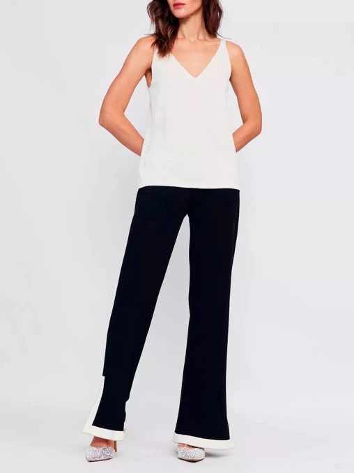 Брюки из шелка и вискозы FREE AGE