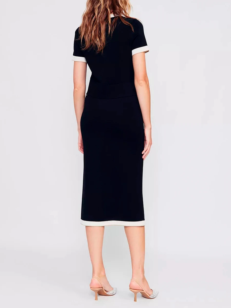 Юбка шелковая