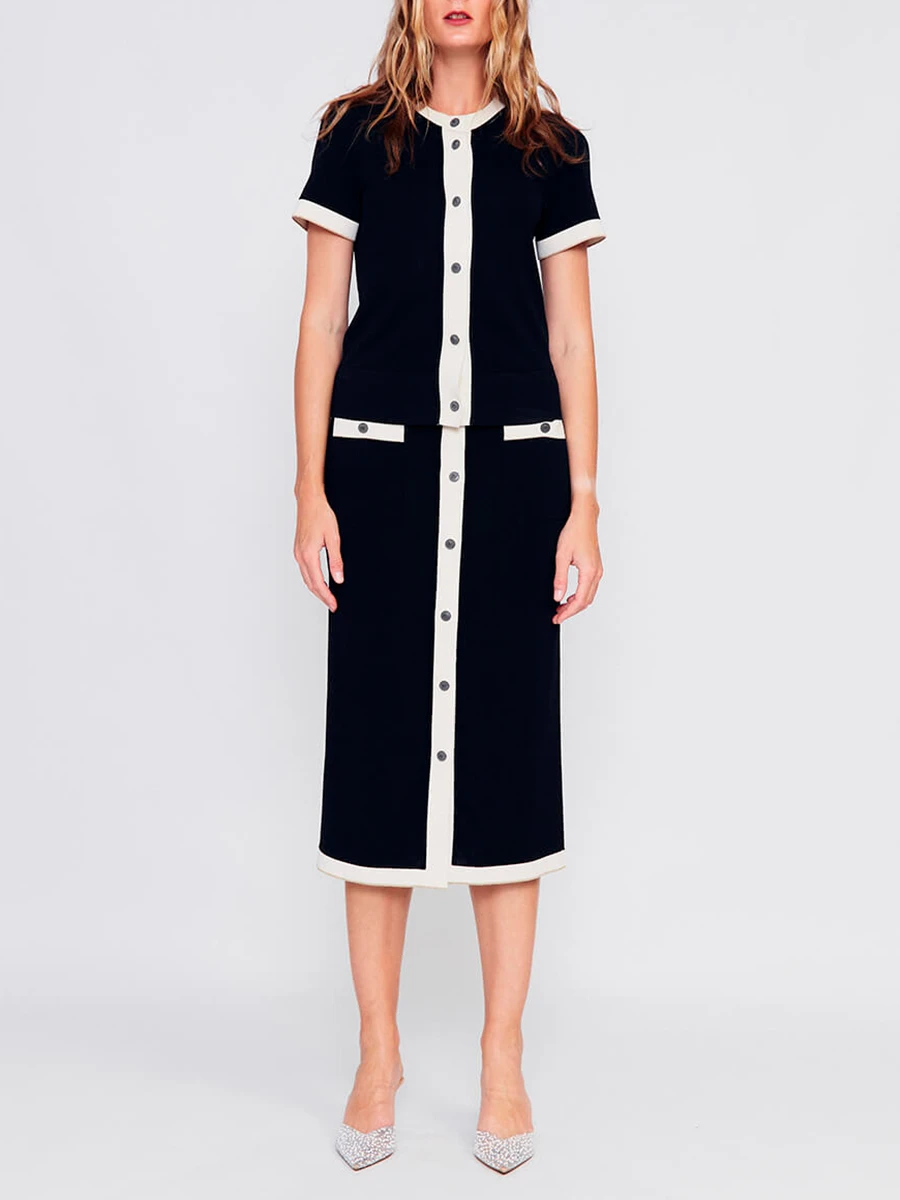 Юбка шелковая