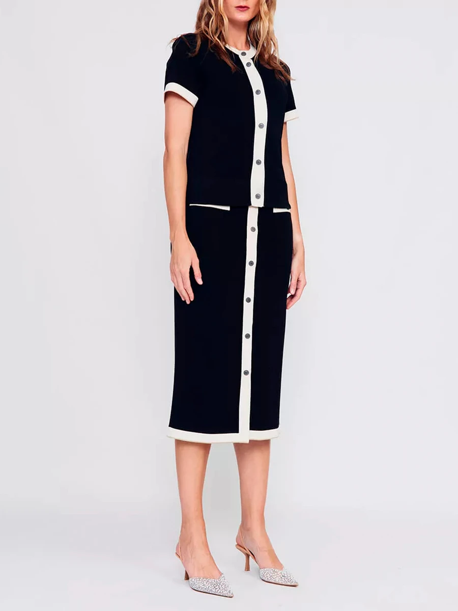 Юбка шелковая